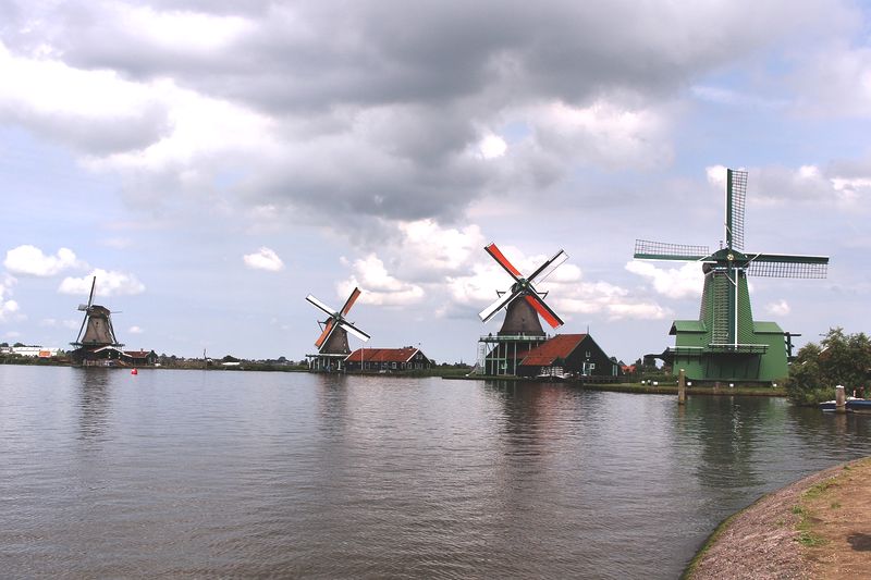 オランダの風車