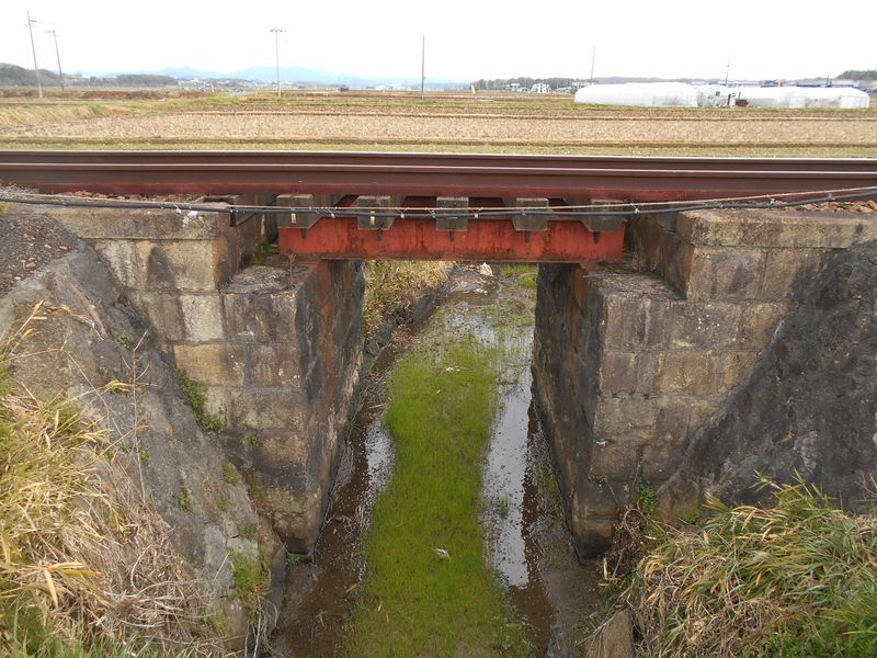 北条鉄道のミニ鉄橋