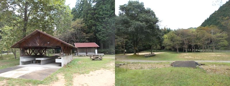 三国公園鳥羽キャンプ場 昔の雰囲気のフリーサイト　お弁当食べるのに立ち寄り