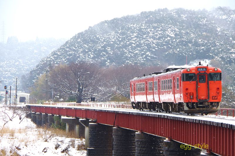 キハ47 172D 豊岡行　浜坂からやってきた。僅かな地元の足だ