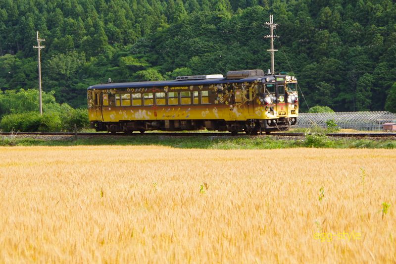 1225D キハ40-2007 うみやまむすび号の折り返しで、城崎温泉行